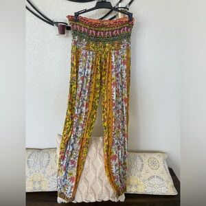 Free People Floral Haram Pants. Great condition!